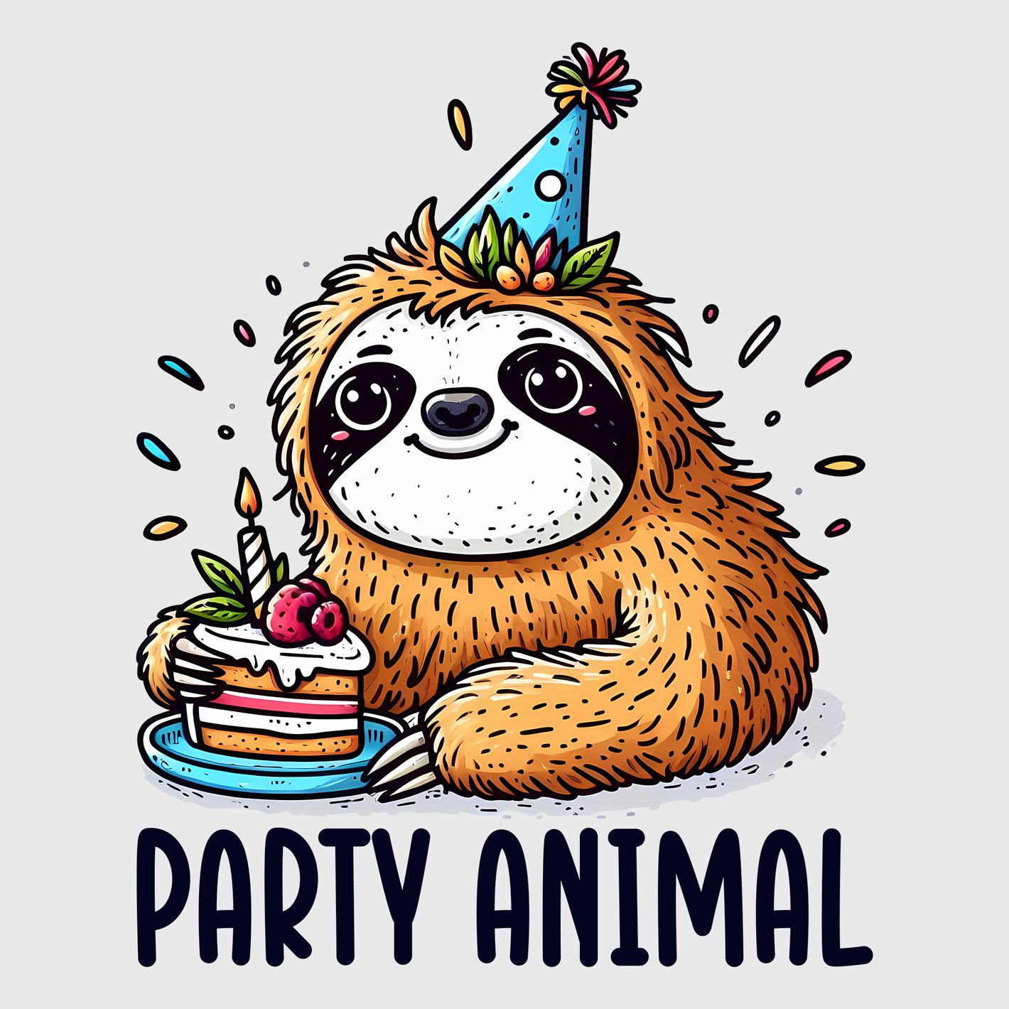 Birthday Sloth Transfer