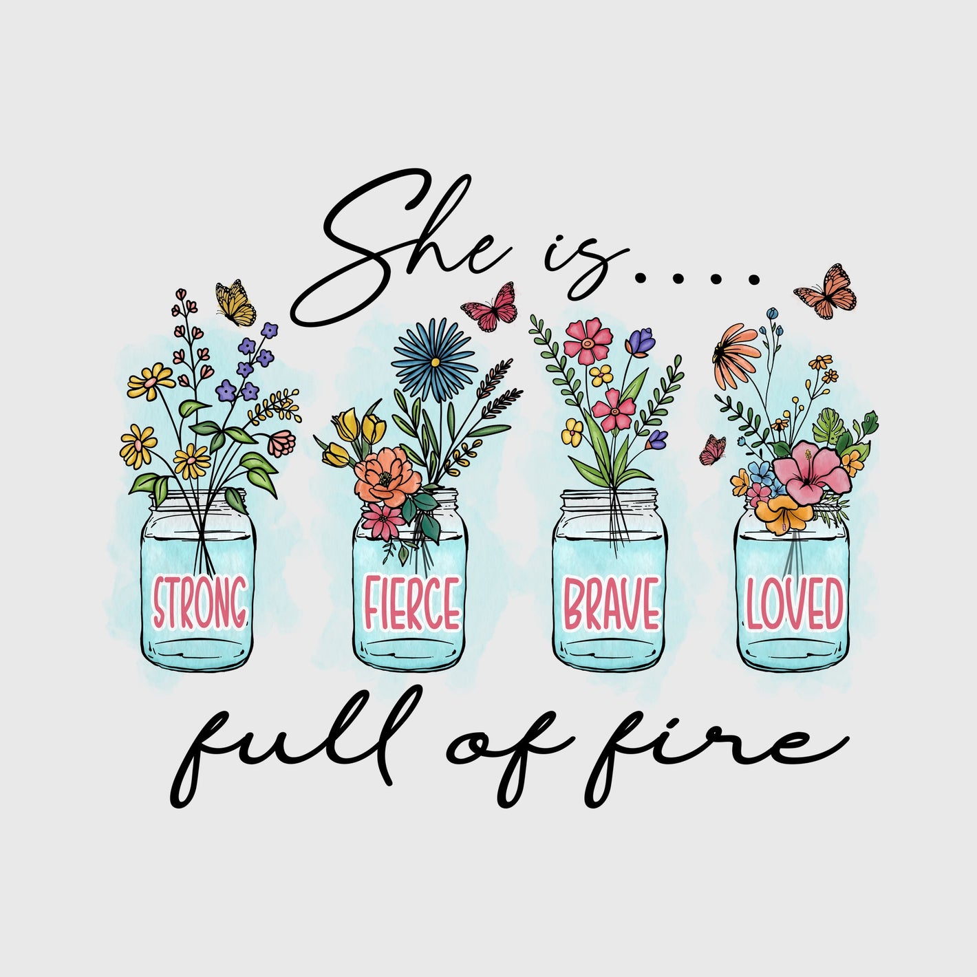 Wildflower Strength Bloom Transfer