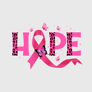 Hope Pink Ribbon Breast Cancer Transfer