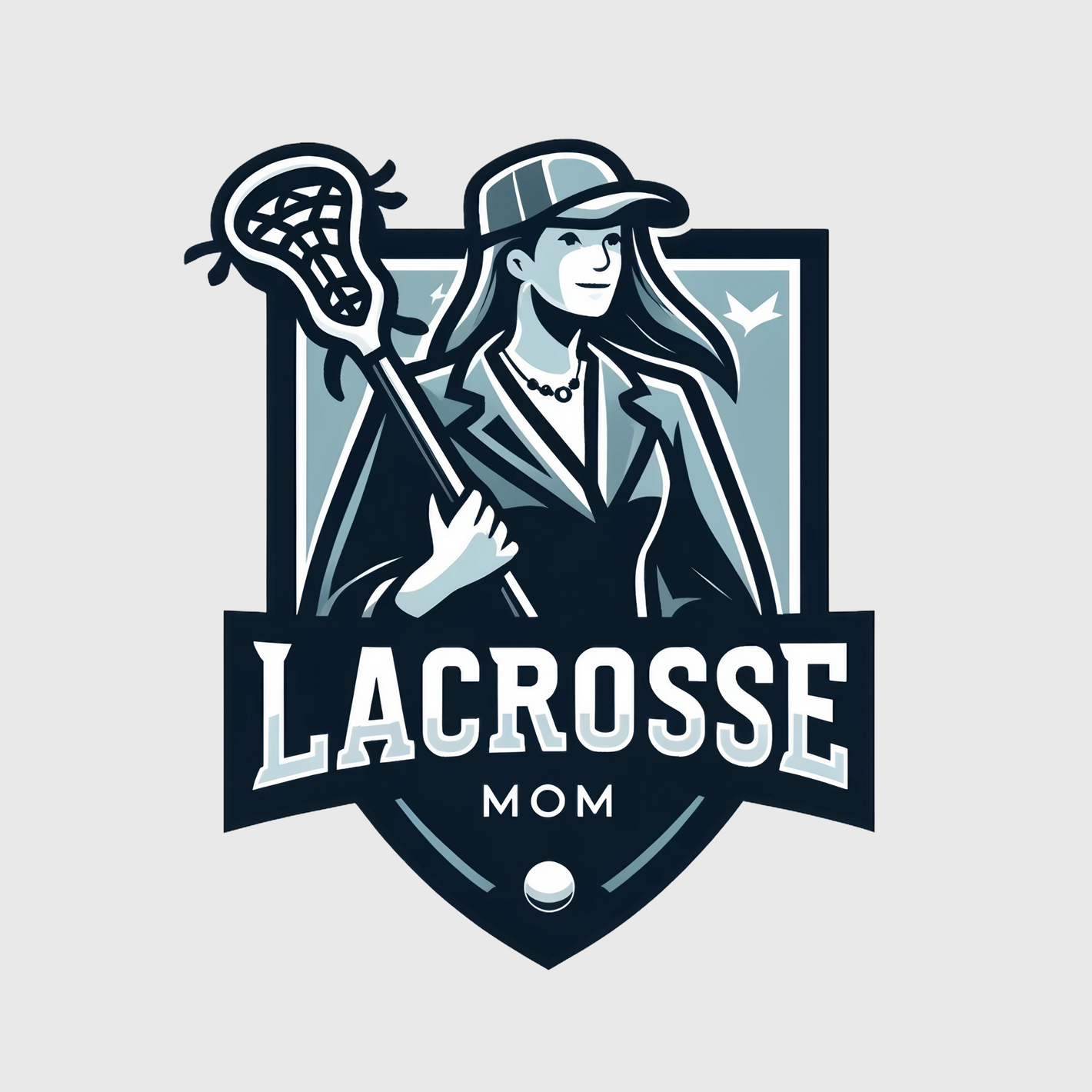 Lacrosse Mom Retro Transfer