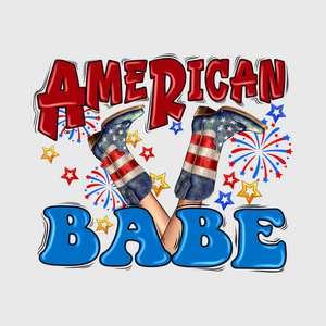 American Babe Patriotic Transfer