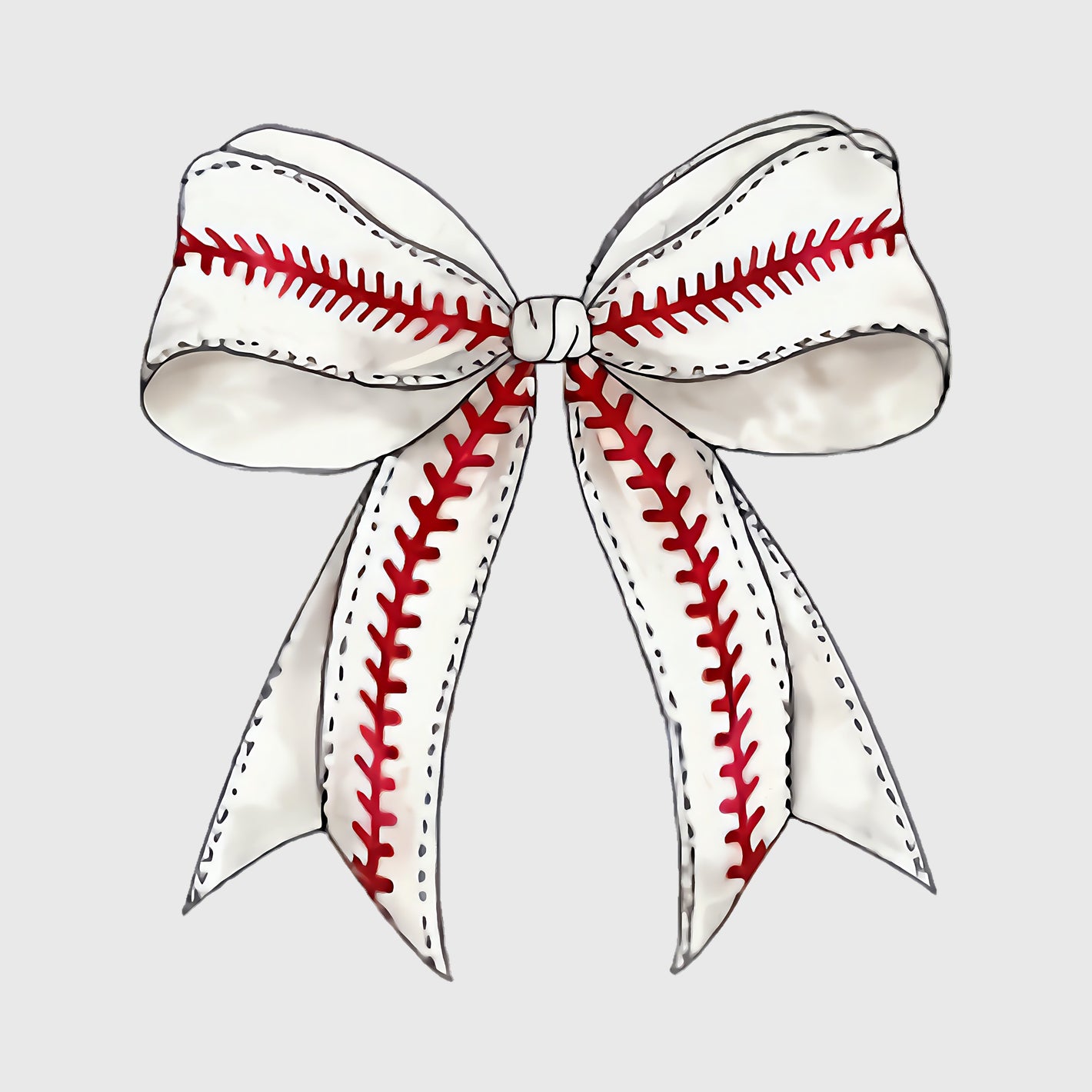 Classic Diamond Stitch Bow Transfer