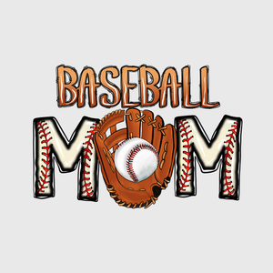 Baseball Mom Round Transfer