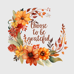 'Choose to Be Grateful Daisy' Transfer