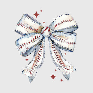 Vintage Stitch Bow Transfer