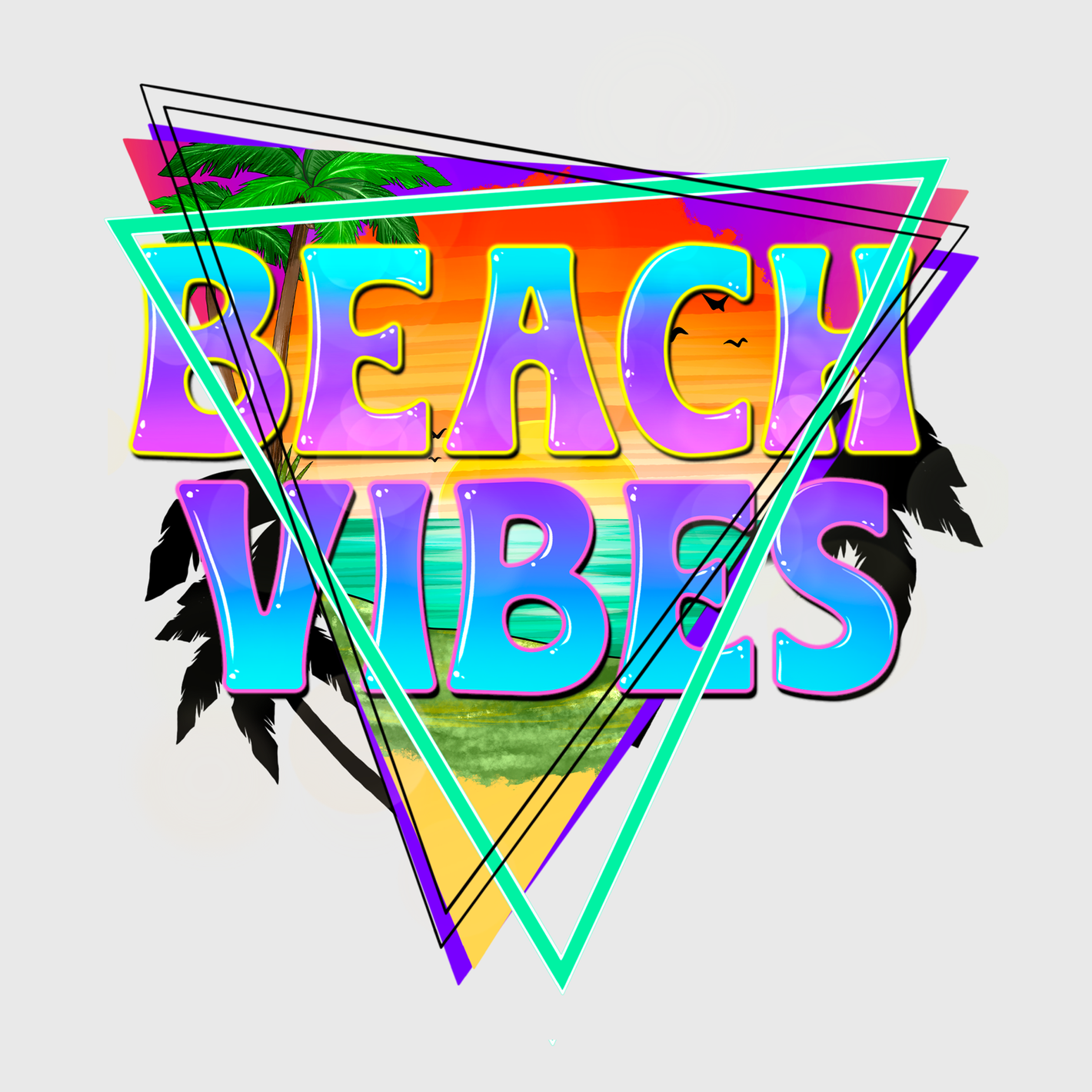 Geometric Beach Vibes Transfer