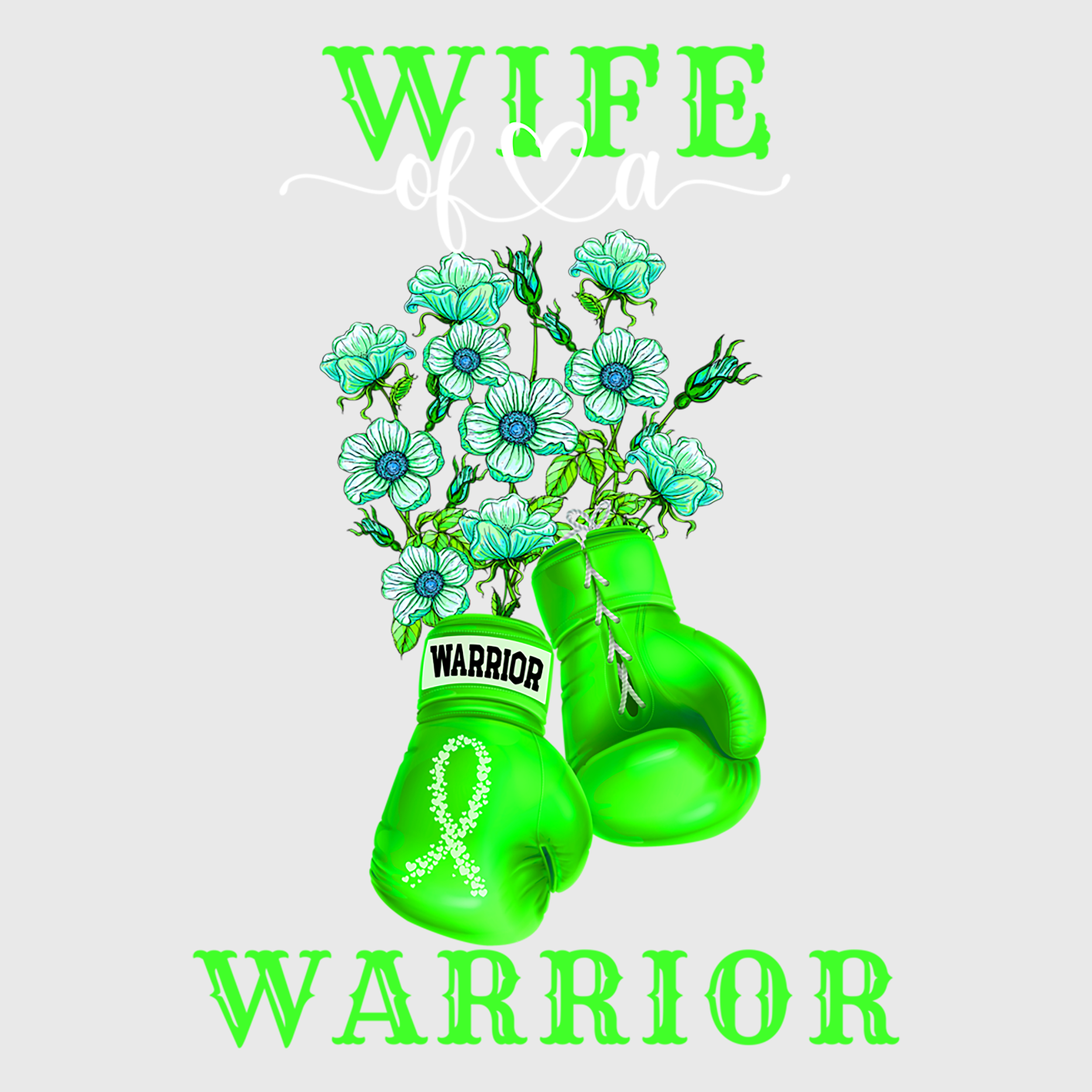 Wife Support Lymphoma Ribbon Transfer