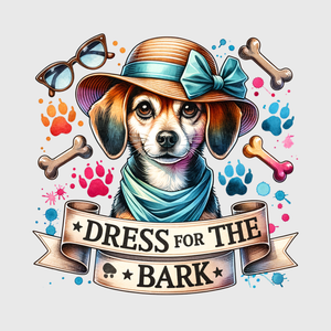 Dress For The Bark Beagle Transfer