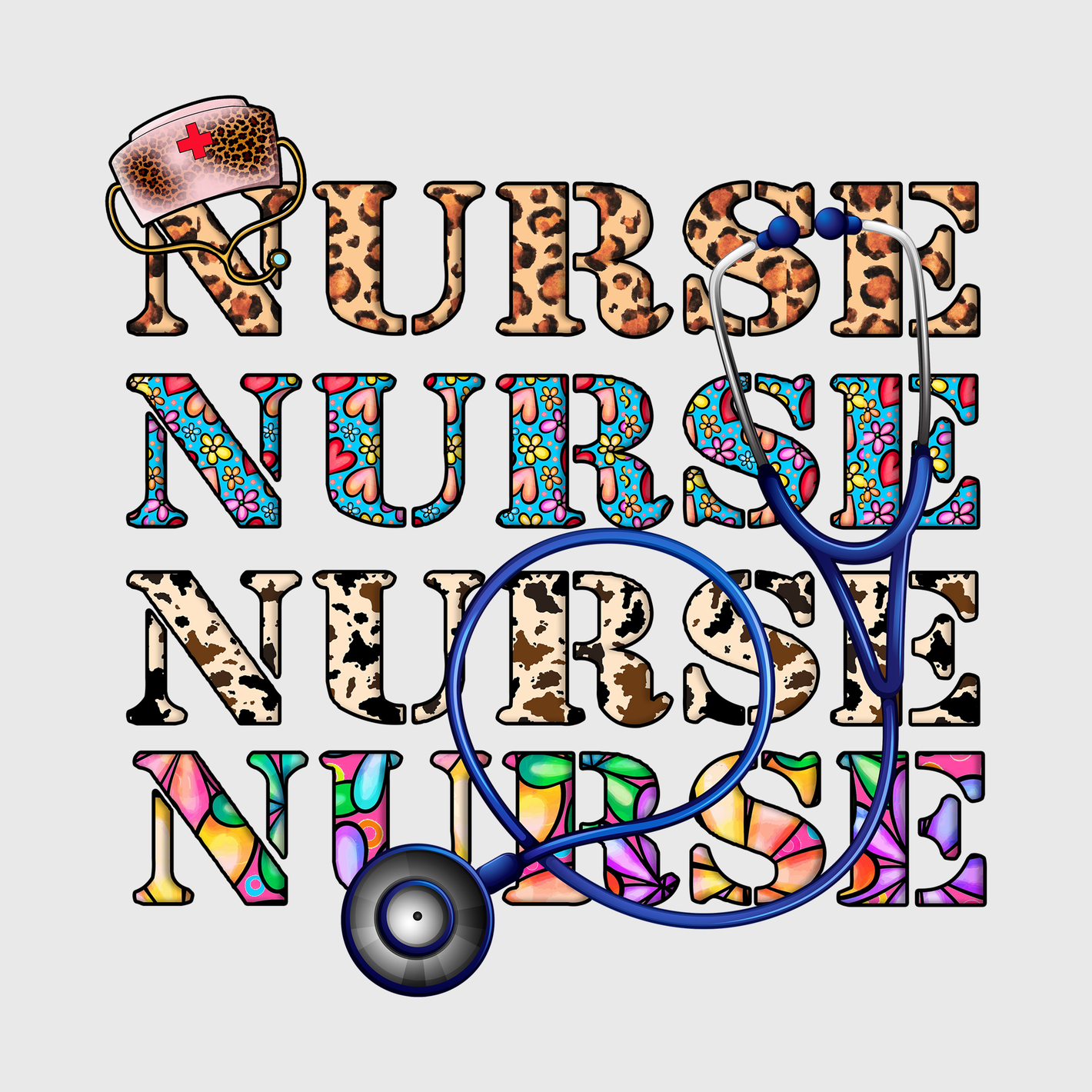 Nurse Typography Transfer