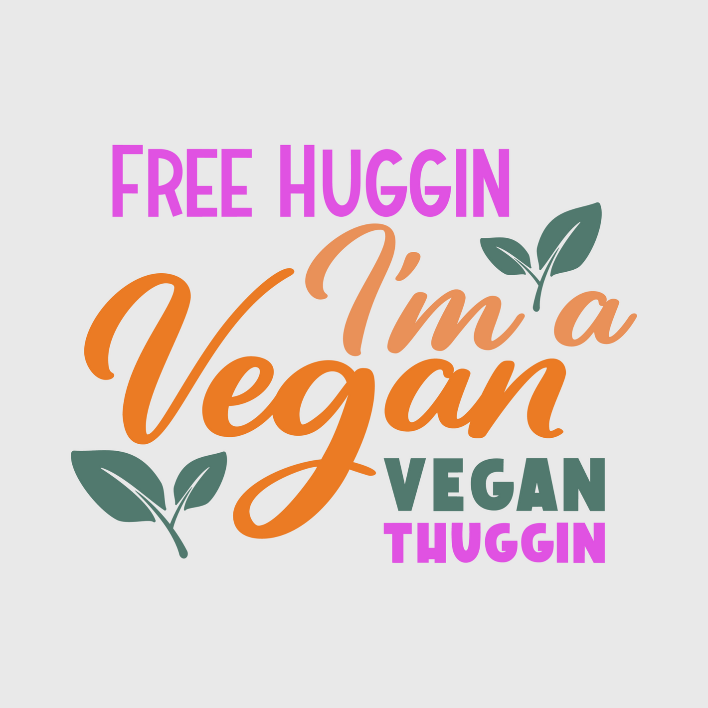 Free Huggin’ Vegan Transfer