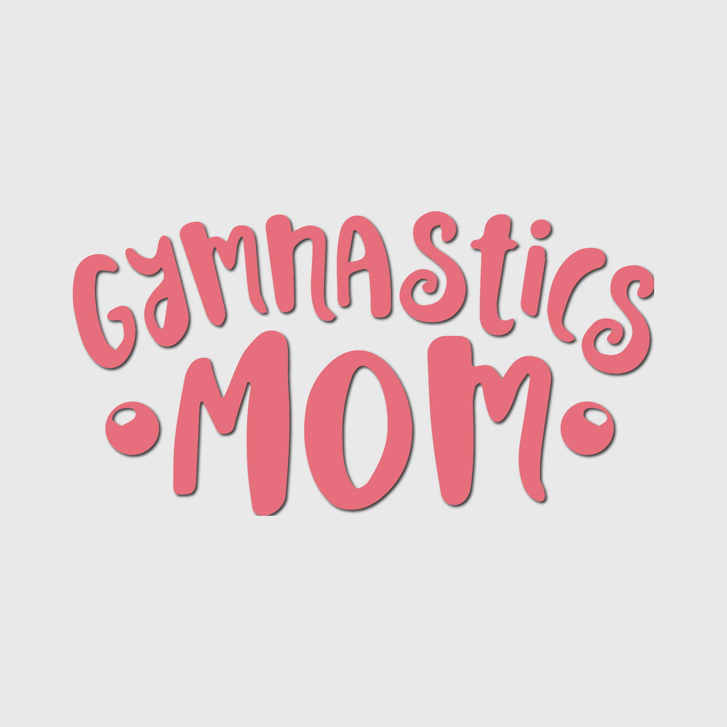 Gymnastics Mom Pink Transfer