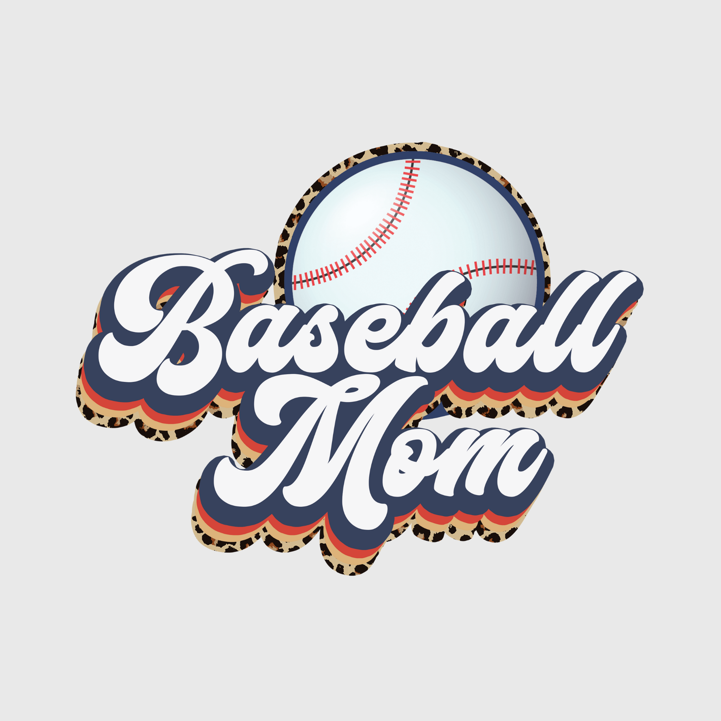 Classic Baseball Mom Transfer