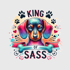 King Of Sass Poodle Transfer