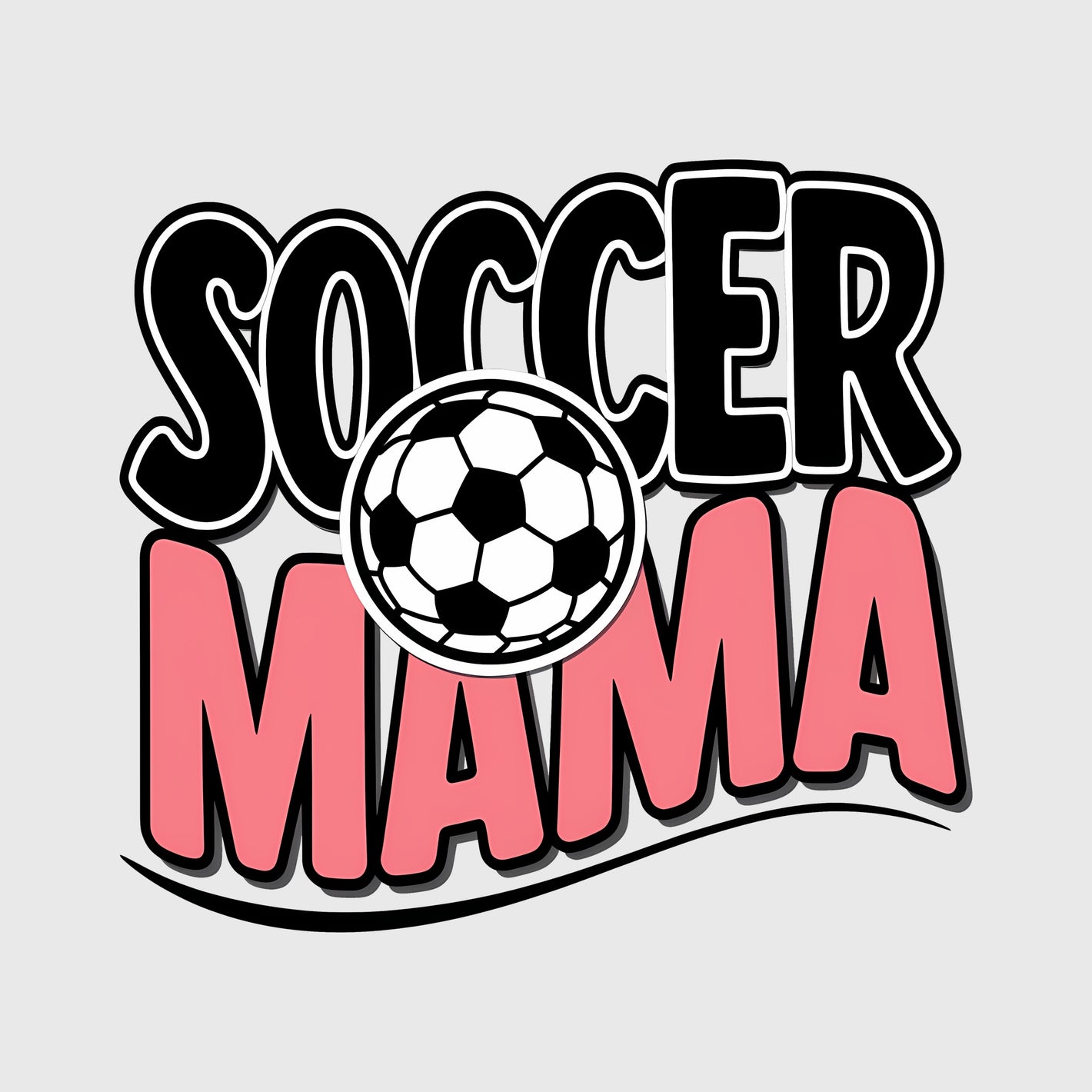 Retro Soccer Mama Transfer