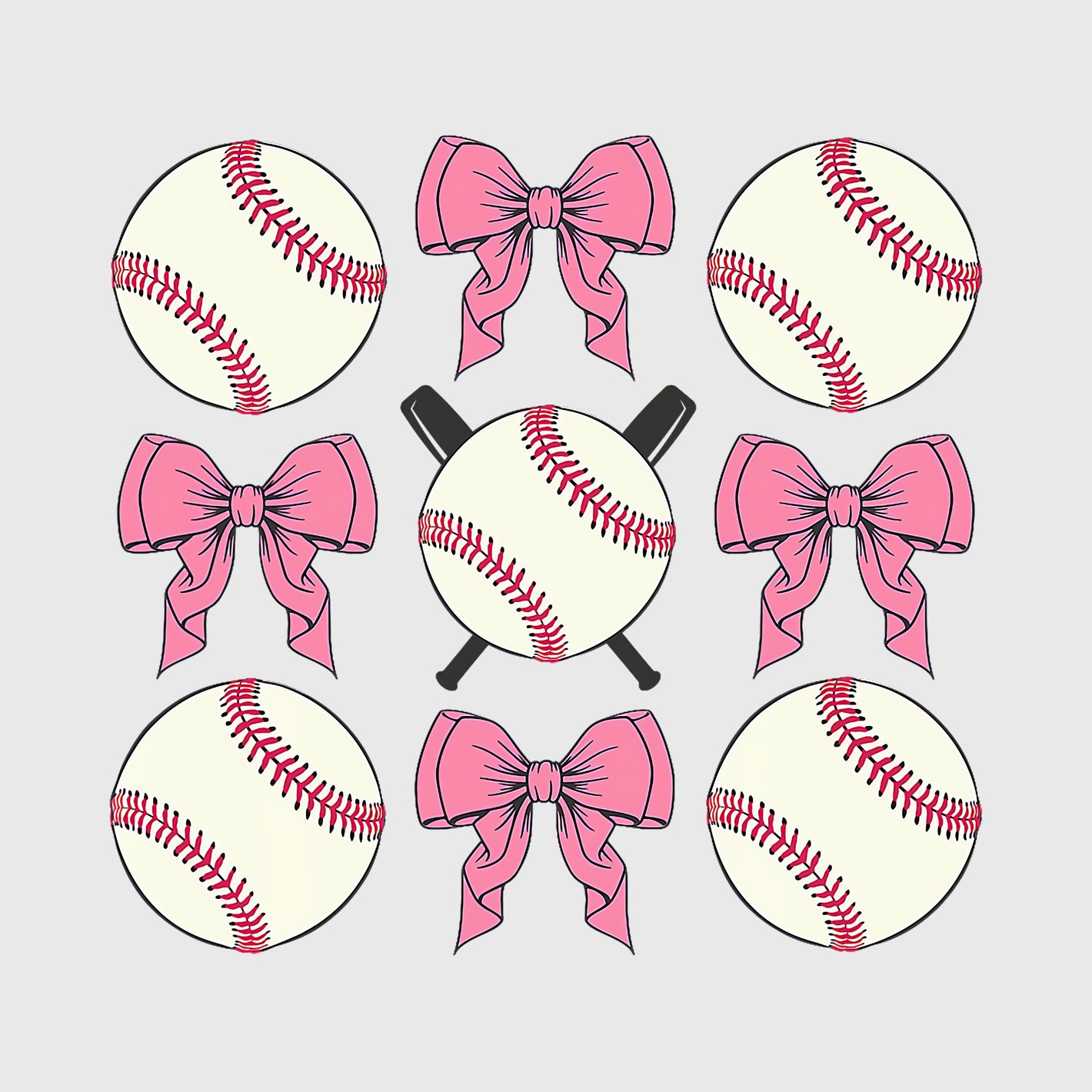 Blush Diamond Ball Pattern Transfer