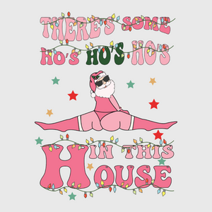 Ho Ho Ho Christmas House Transfer