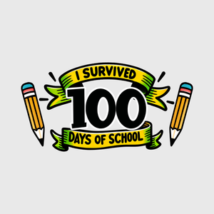 I Survived 100 Days Of School Transfer