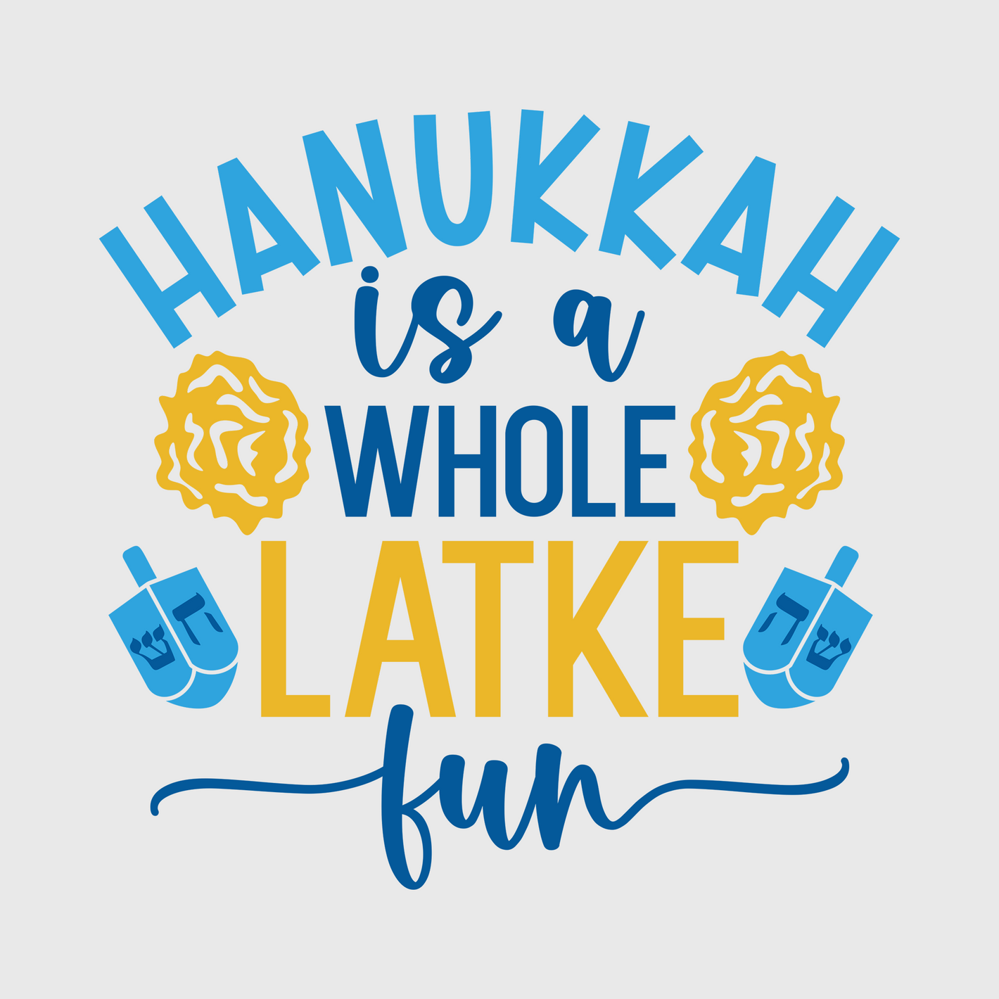 Latke Lover Hanukkah Transfer