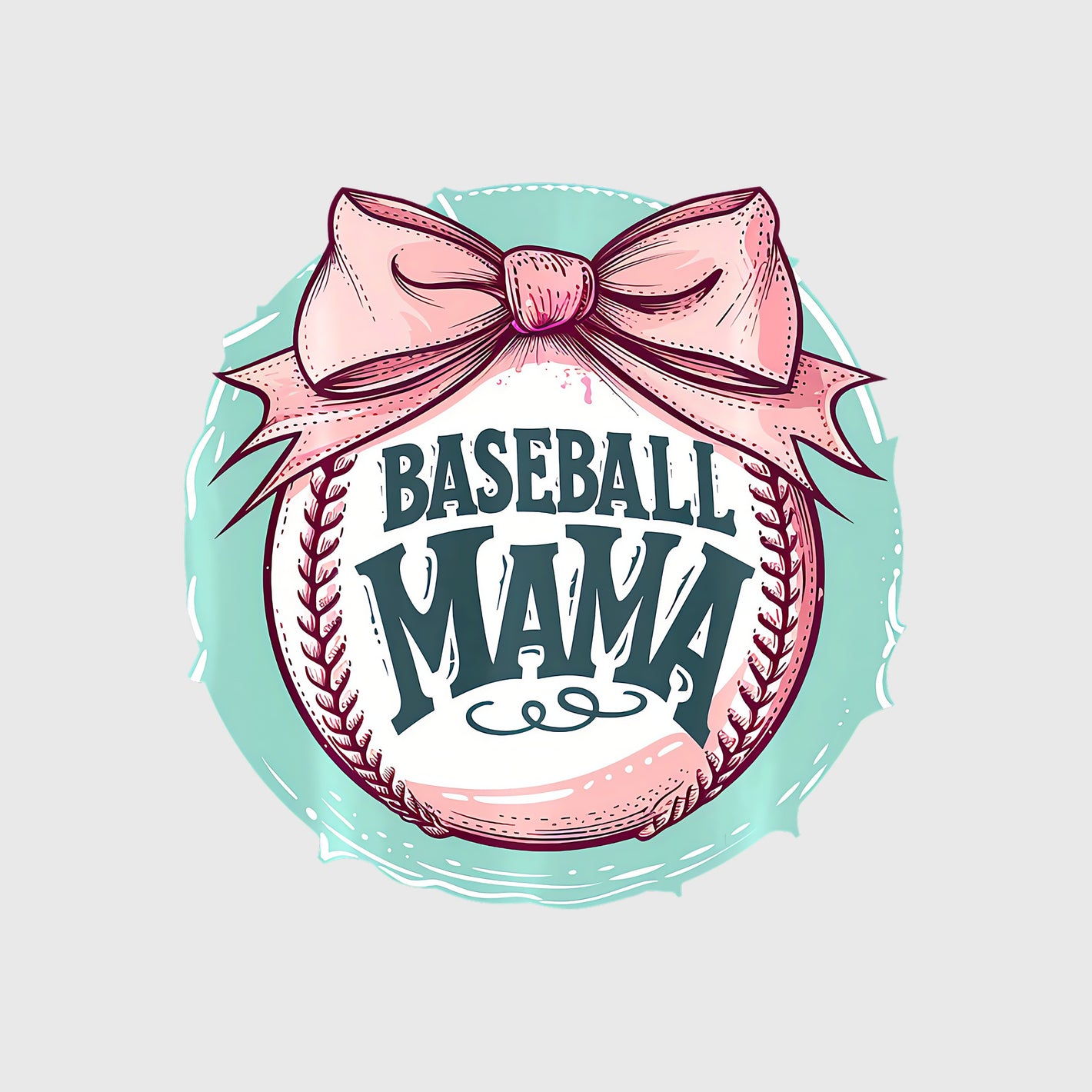 Vintage Circle Mama Transfer