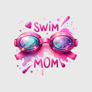 Swim Moms Goggles Transfer