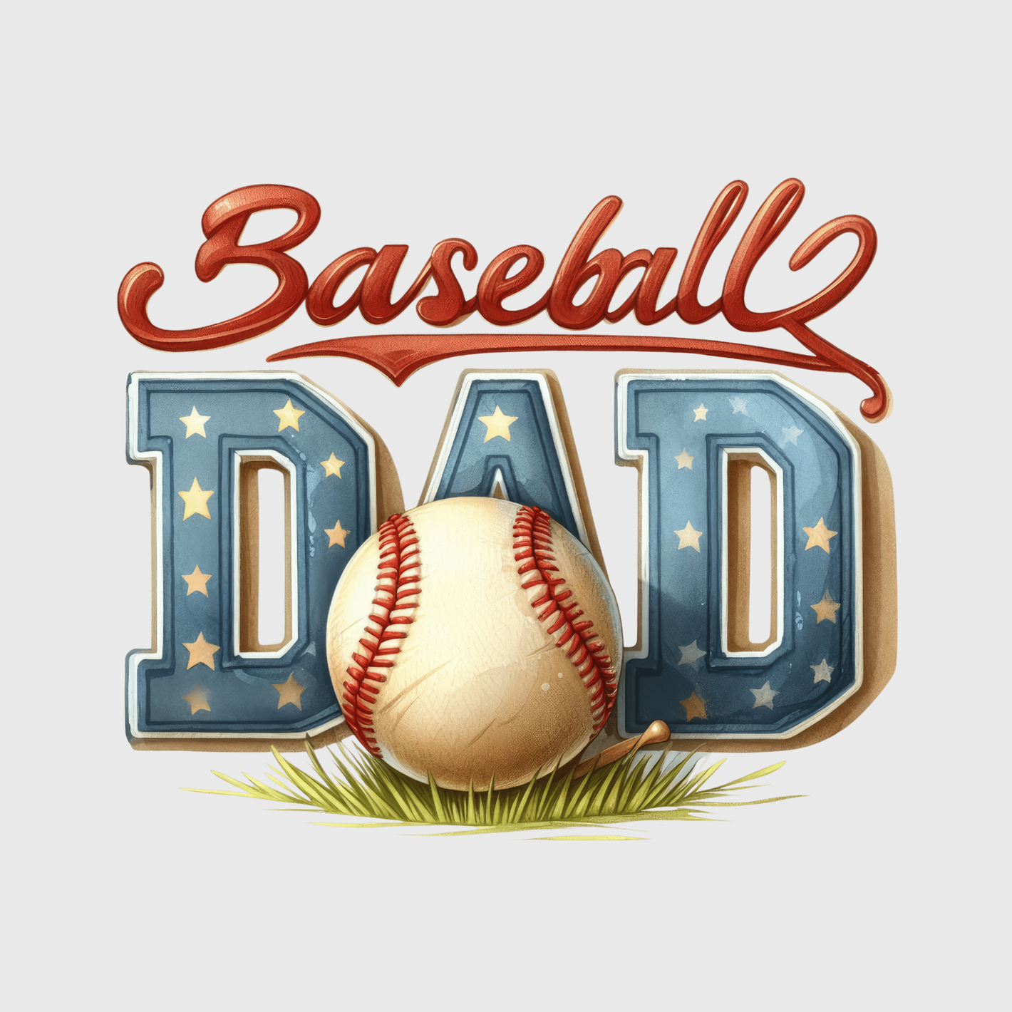 Baseball Dad Transfer