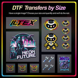 DTF Transfers By Size