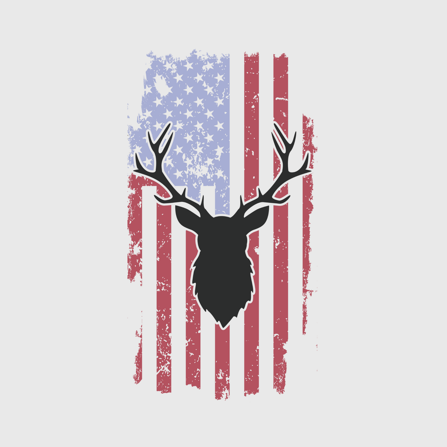 American Flag Deer Transfer