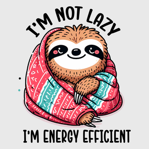 'I'm Not Lazy, I'm Resting Sloth' Transfer