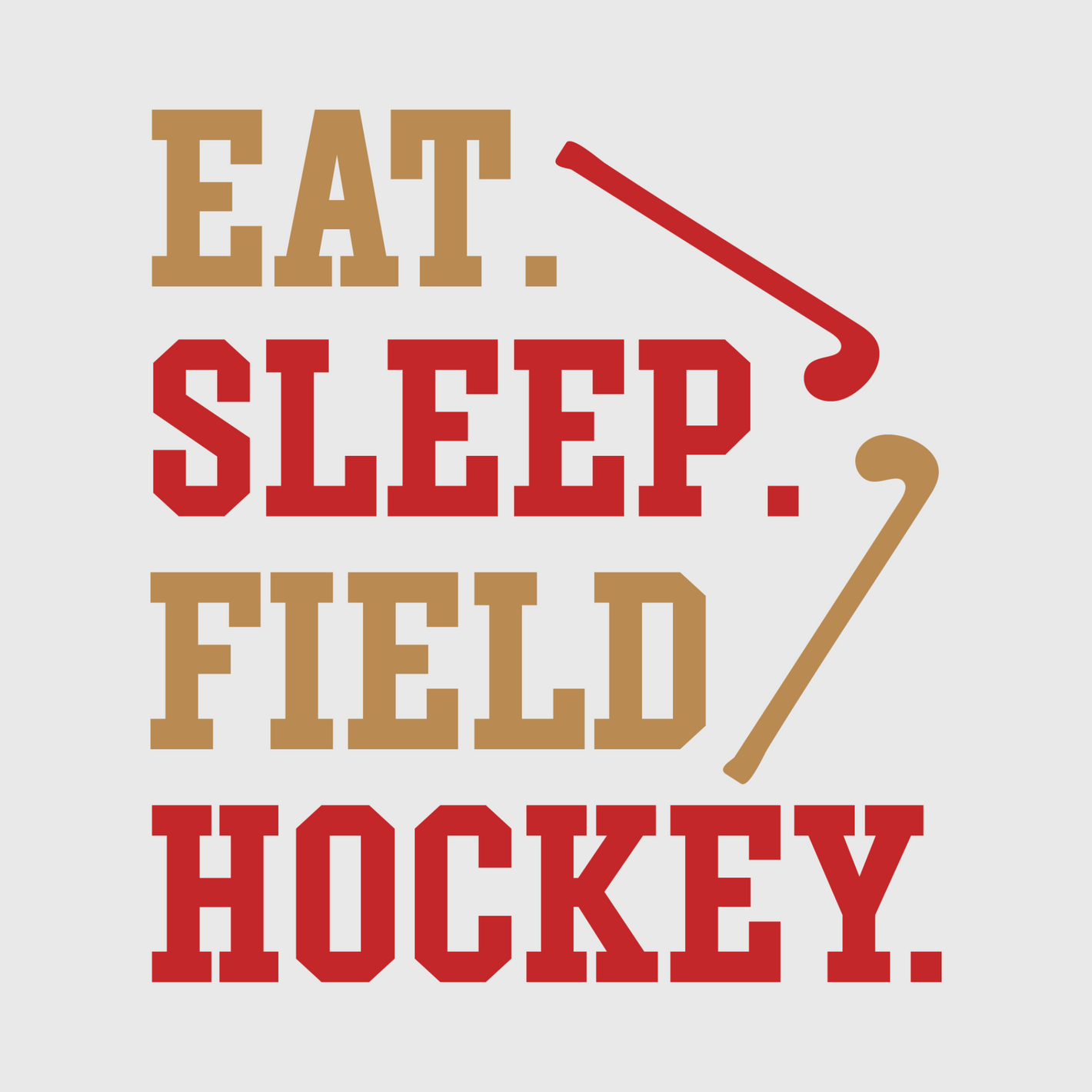 Eat Sleep Field Hockey Transfer