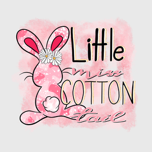 Little Cotton Tail Bunny Transfer