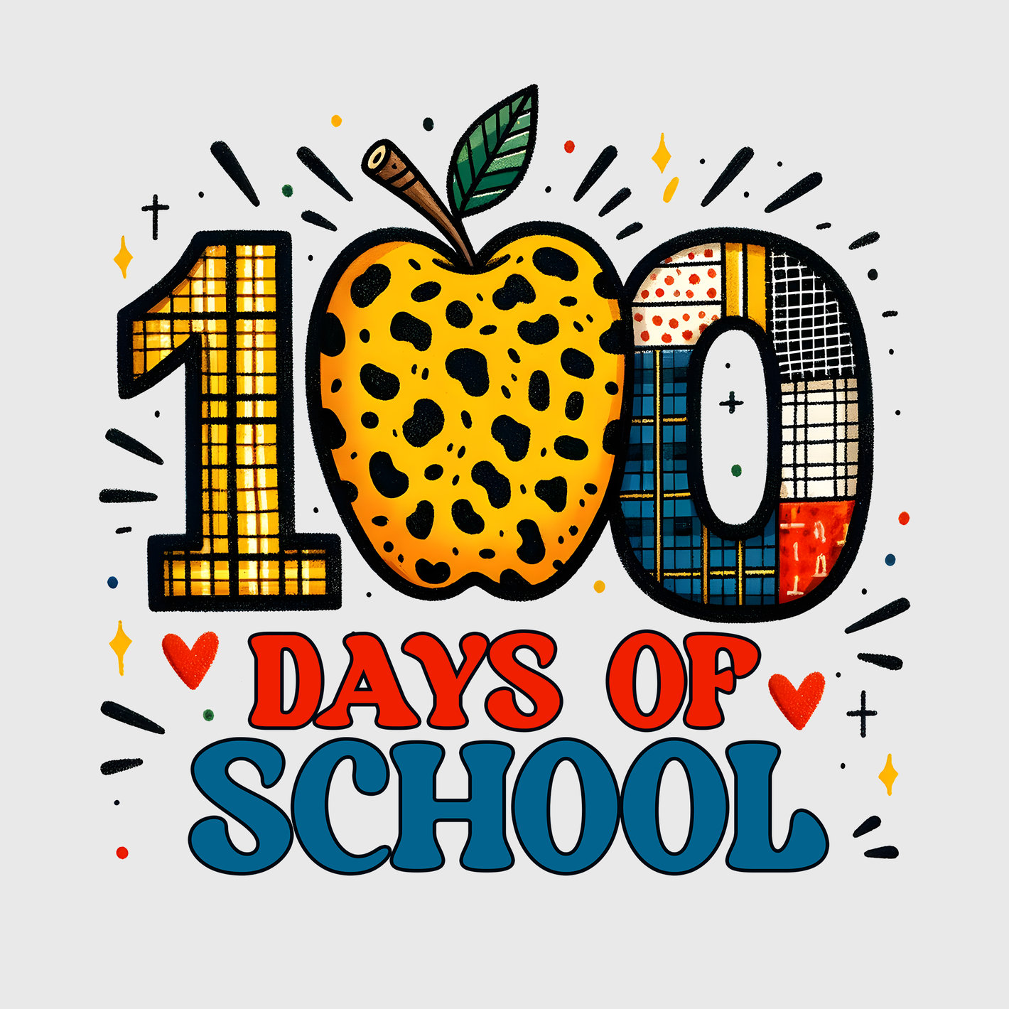 100 Days Of School Transfer