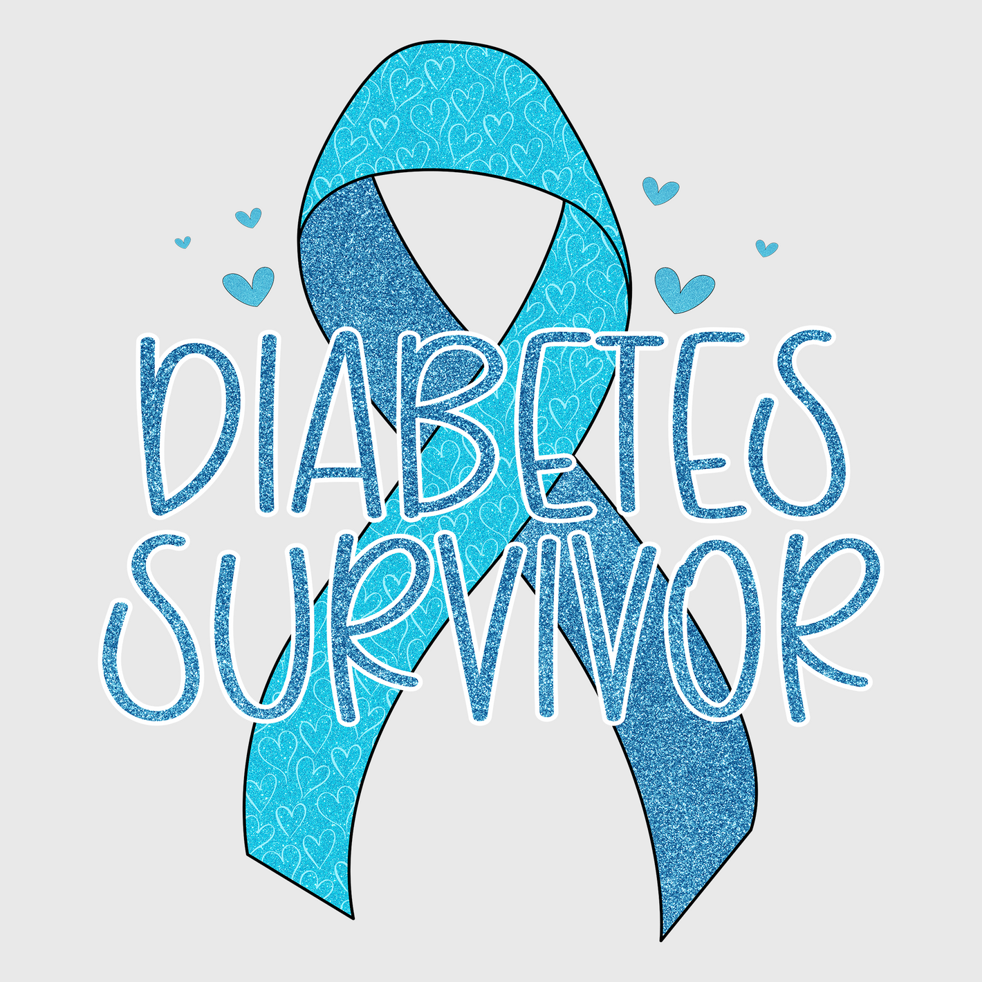 Diabetes Survivor Ribbon Transfer