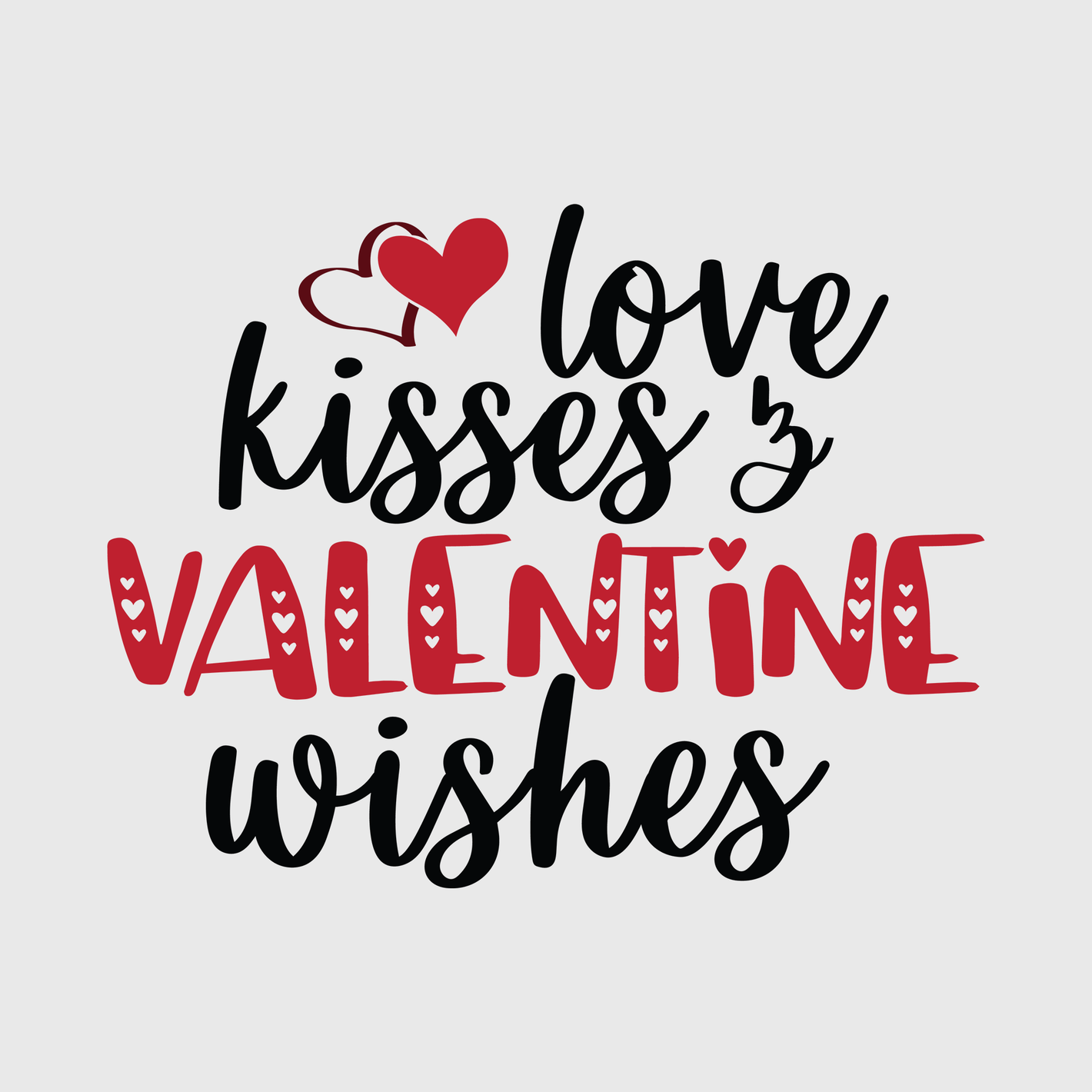 Love, Kisses & Valentine Wishes Transfer