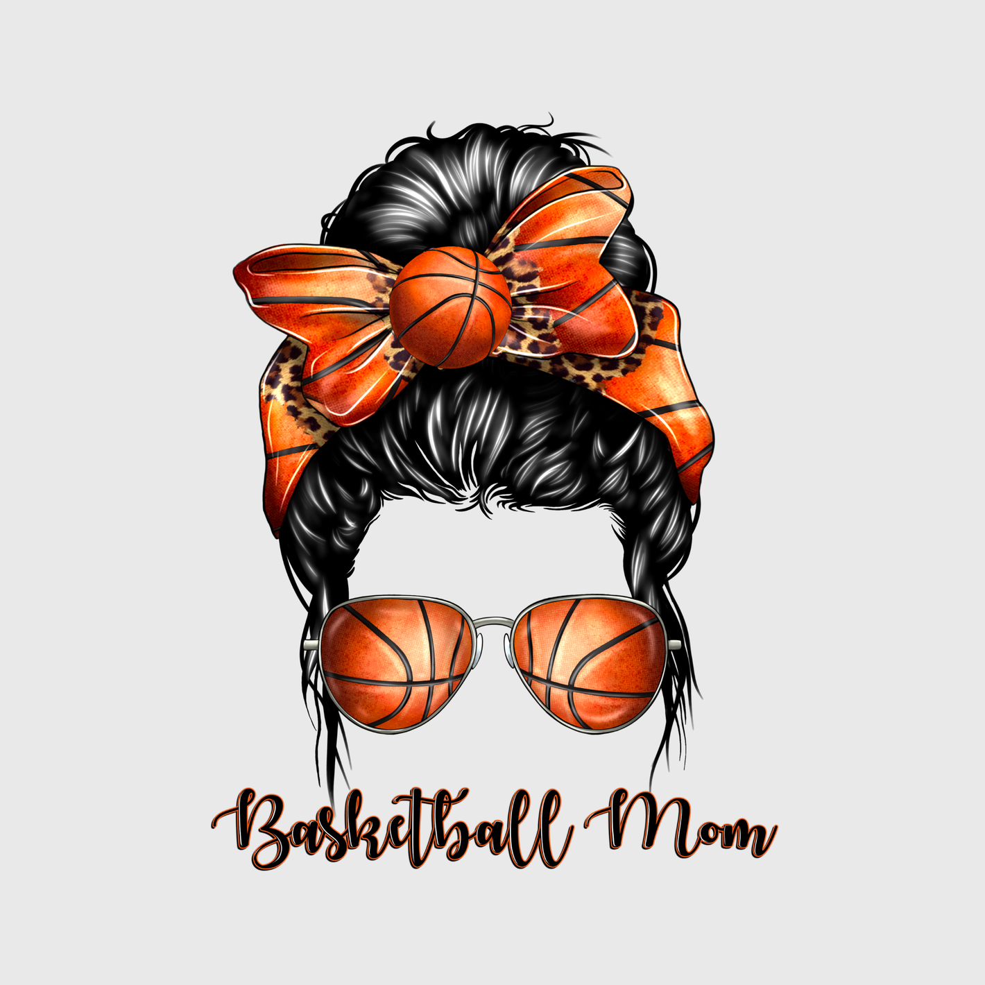 Basketball Mom With Sunglasses Transfer