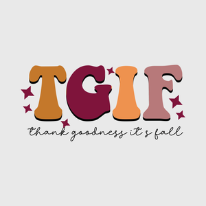 'TGIF Thanksgiving Is For Pie' Transfer