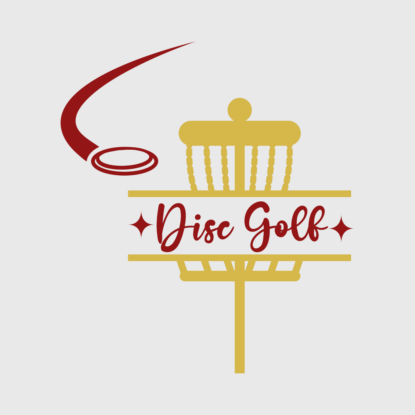 Disc Golf Champion Gold Transfer