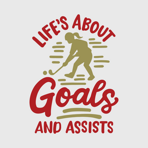 Life’s About Goals Field Hockey Transfer