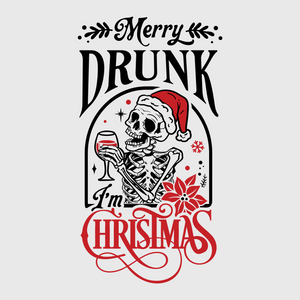 Merry Drunk Christmas Transfer