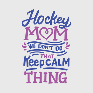 Field Hockey Mom Keep Calm Transfer