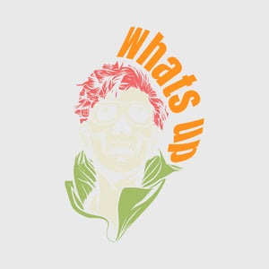 Retro Rebel Skull Transfer