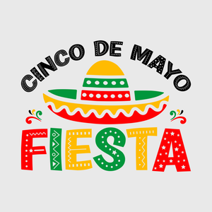 Cinco De Mayo Fiesta Hat Transfer