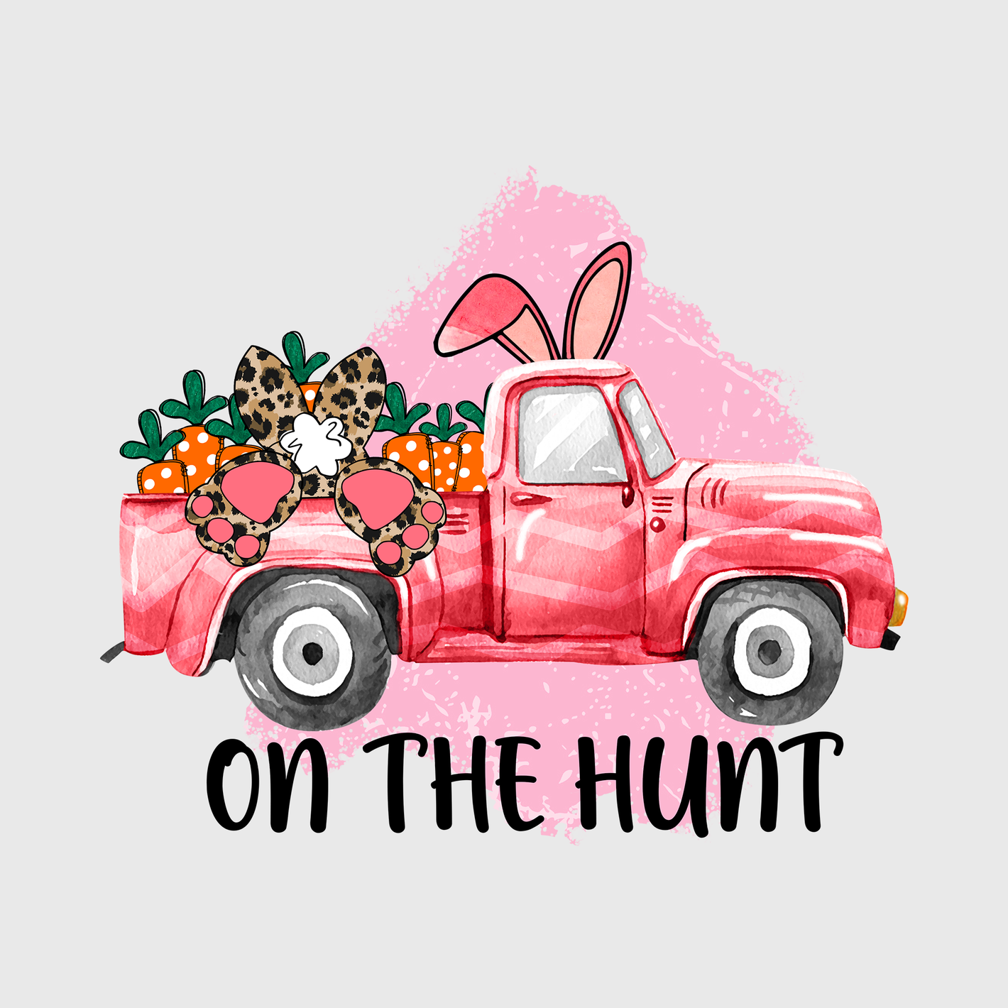 Pink Easter Hunt Truck Transfer