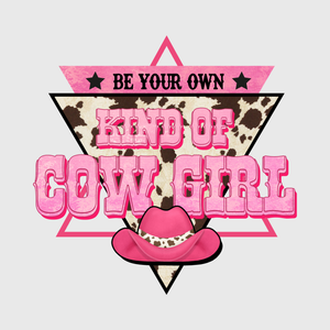 Be Your Own Kind of Cowgirl Star Transfer