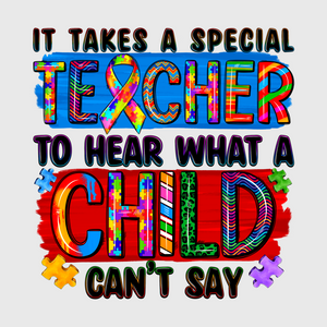 Special Teacher Autism Awareness Transfer