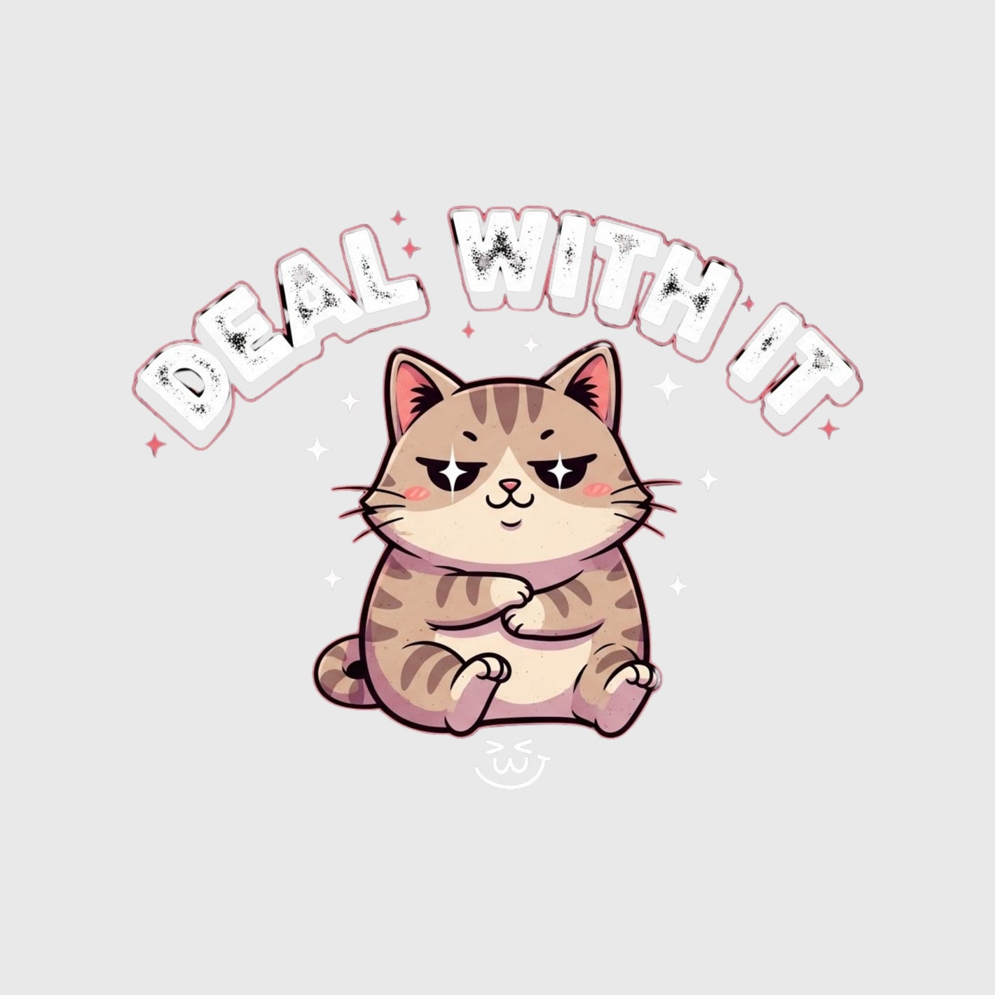 Sassy Sitdown Kitty Transfer