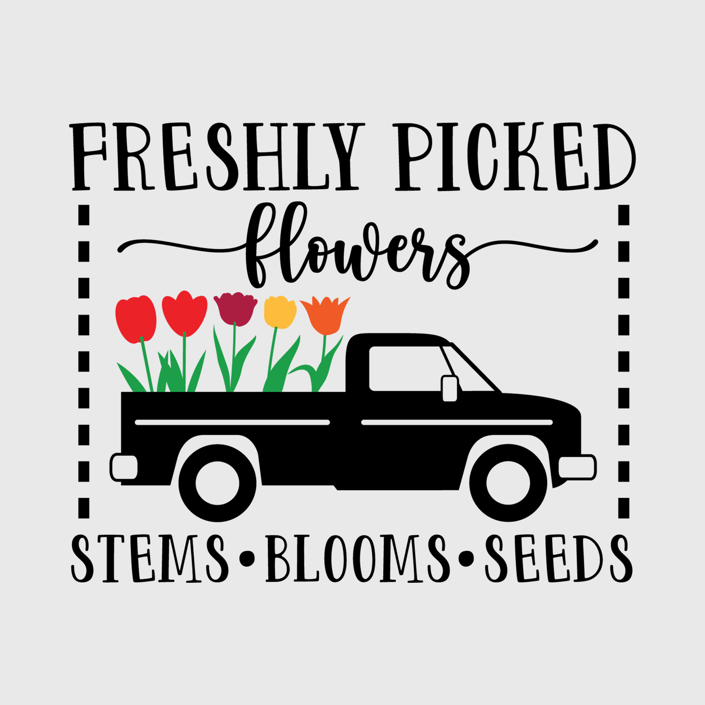 Freshly Picked Flowers Truck Transfer