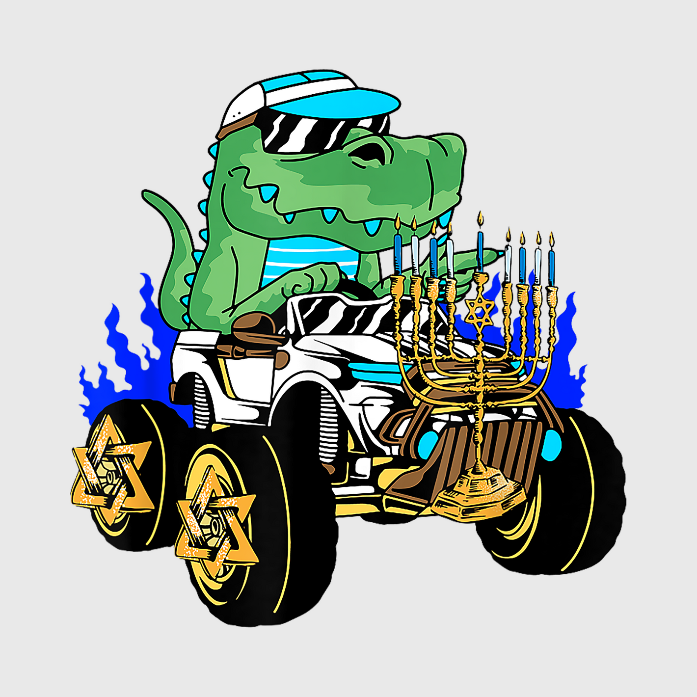 Hanukkah Monster Truck Transfer