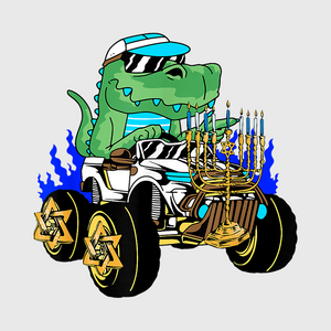 Hanukkah Monster Truck Transfer