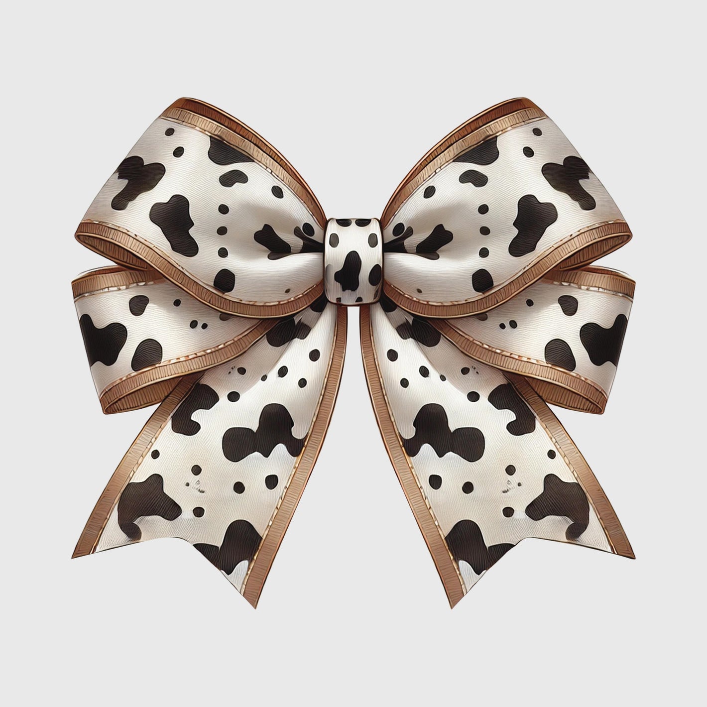 Cowhide Ribbon Bow Transfer