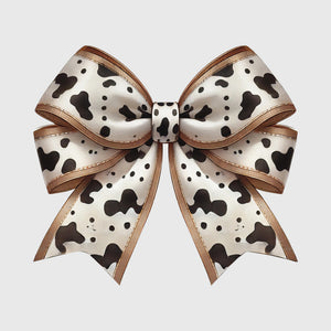 Cowhide Ribbon Bow Transfer